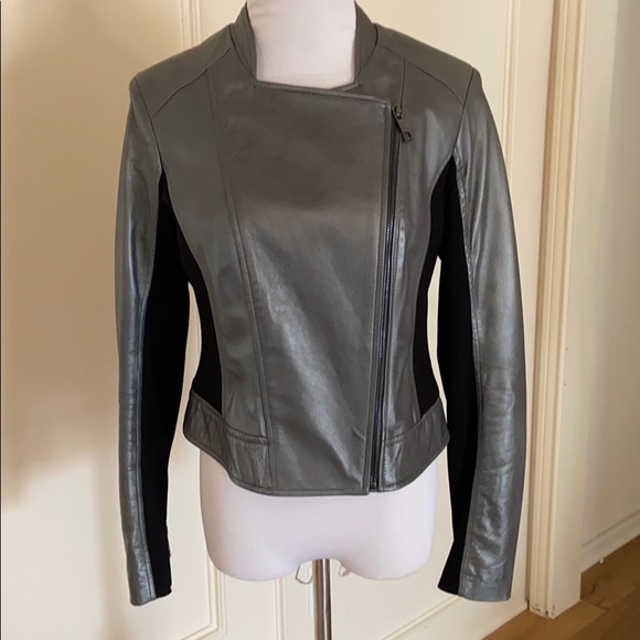 Vakko Jackets & Blazers - Vakko leather silver jacket